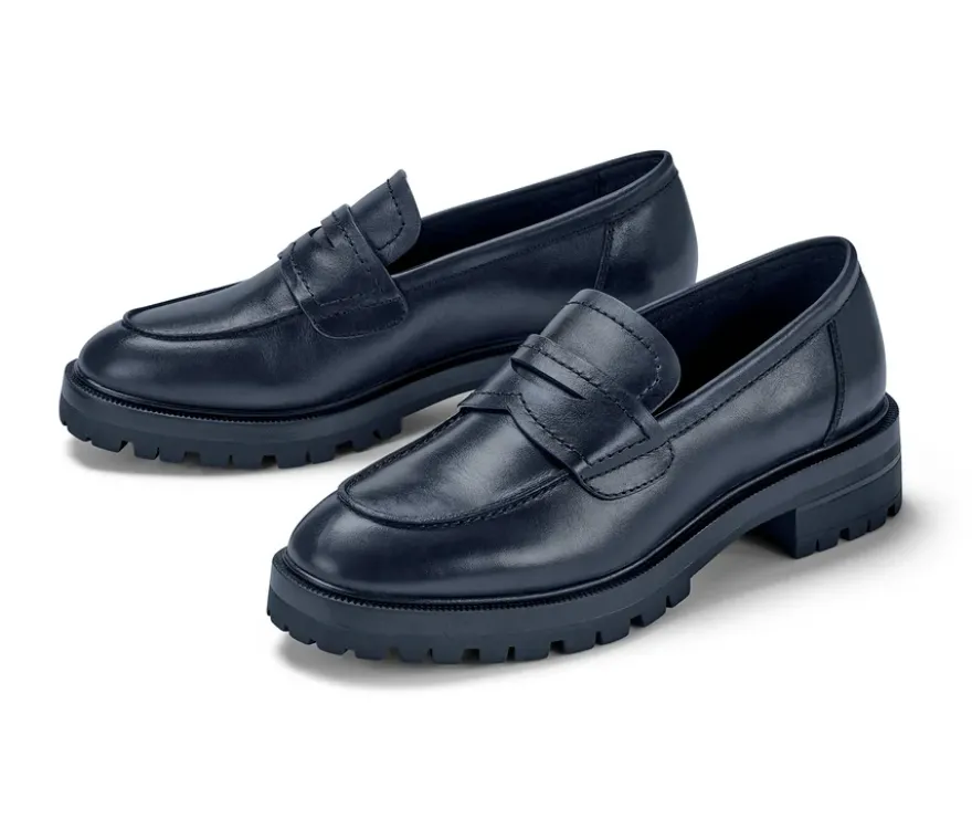 Leder-Loafer