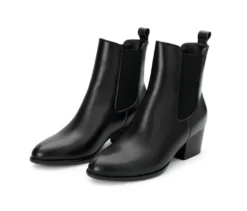 Leder-Stiefelette
