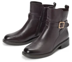 Leder-Stiefeletten