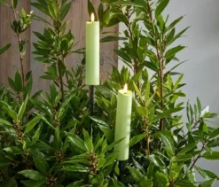 2 LED-Gartenfackeln