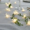 LED-Microlichterkette »Blumen«