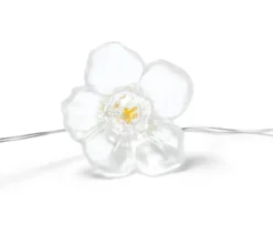 LED-Microlichterkette »Blumen«