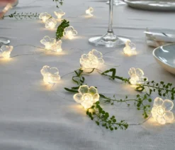 LED-Microlichterkette »Blumen«
