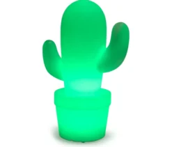 LED-Outdoor-Akku-Tischleuchte, Kaktus