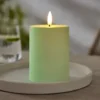 LED-Outdoorkerze mit fluoreszierendem Effekt