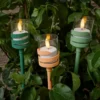 3 LED-Outdoor-Spieße