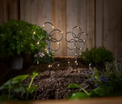 2 LED-Spieße »Blume«