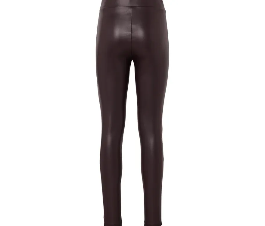 Leggings in Lederoptik