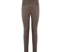 Leggings in Veloursoptik, taupe