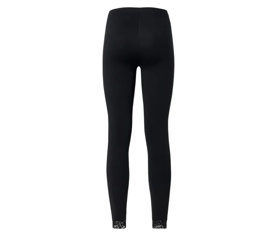 Leggings mit Spitzenborte
