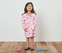 Leichter Kinder-Frottierponcho
