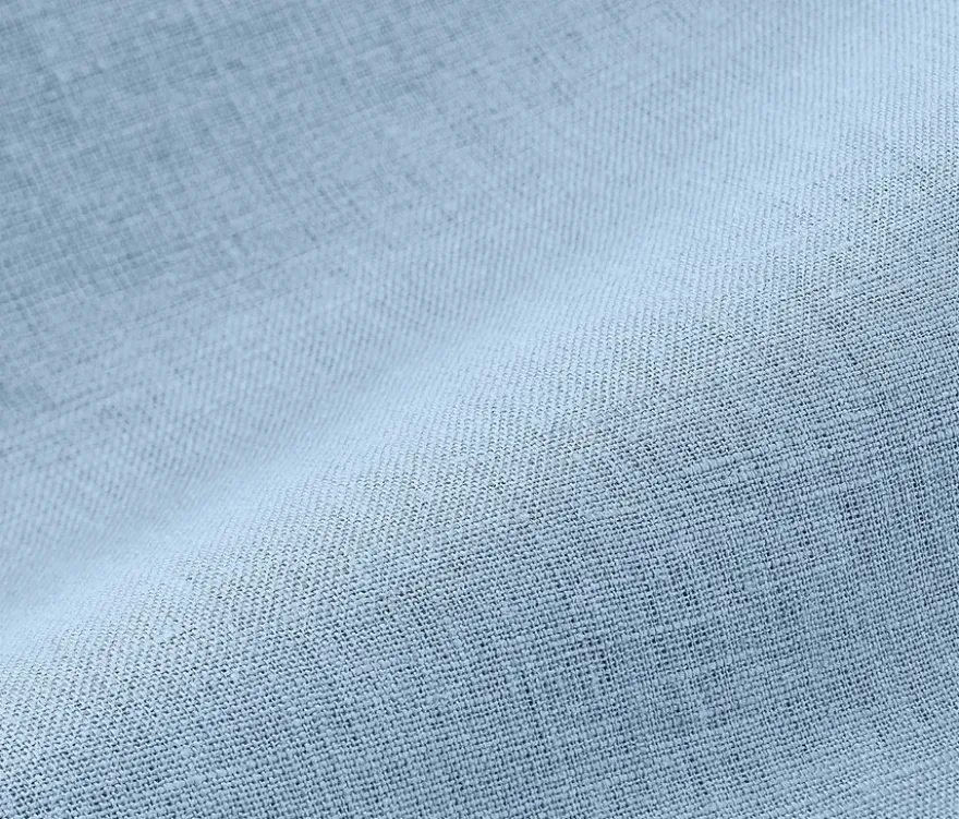 Leinen-Bettwäsche, hellblau, Übergröße