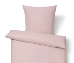 Leinen-Bettwäsche, Normalgröße, rosé