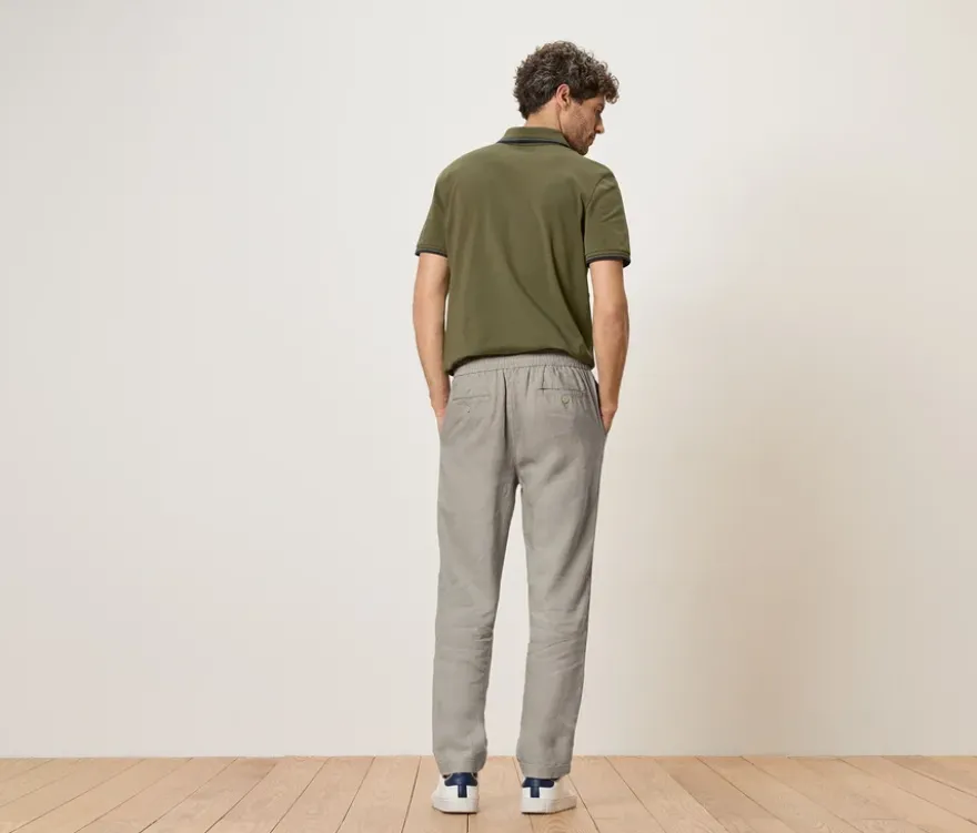 Leinen-Chino, beige