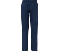 Leinen-Chino, navy