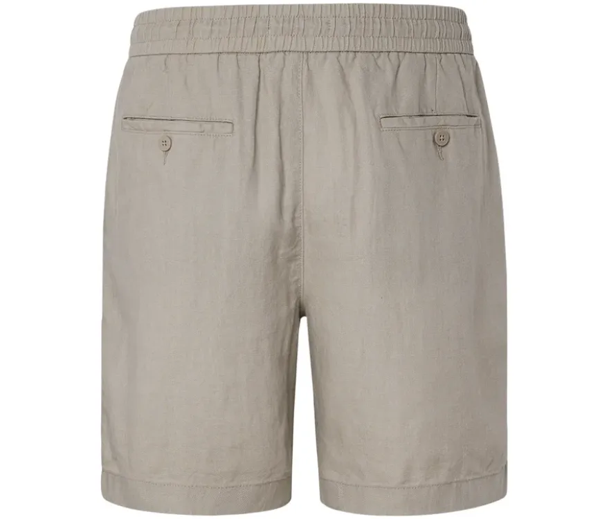 Leinen-Shorts, beige