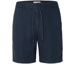 Leinen-Shorts, navy