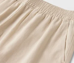 Leinenshorts, sand