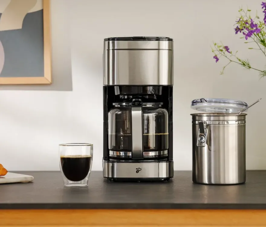 »Let's Brew Elegant« Filterkaffeemaschine, silber