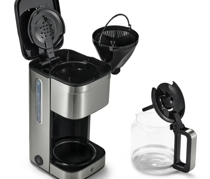 »Let's Brew Elegant« Filterkaffeemaschine, silber