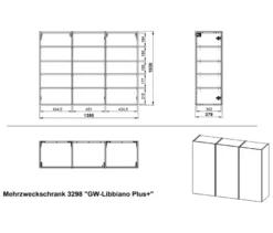 »Libbiano PLUS« Mehrzweckschrank, hoch