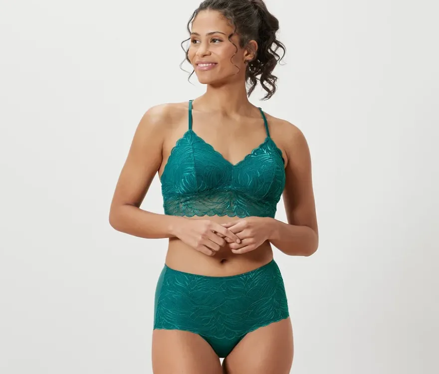 Light-shaping Highwaist-Panty, petrol