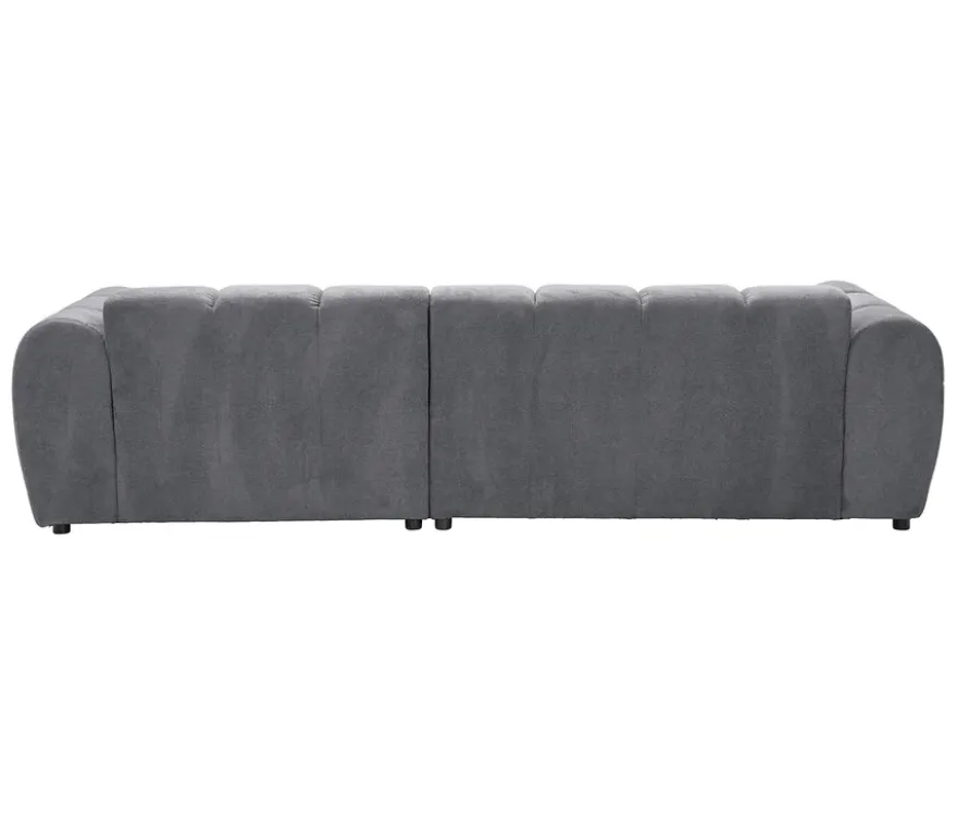 Longchair rechts mit Sofa 2-Sitzer links »Loftwave«, grau