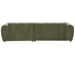 Longchair rechts mit Sofa 2-Sitzer links »Loftwave«, grün