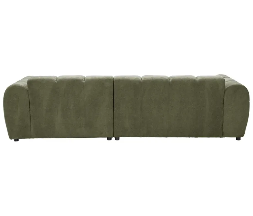 Longchair rechts mit Sofa 2-Sitzer links »Loftwave«, grün