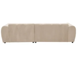 Longchair rechts mit Sofa 2-Sitzer links »Loftwave«, beige
