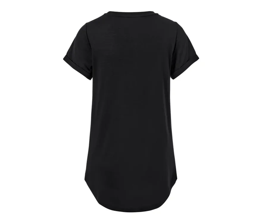 Longshirt, schwarz