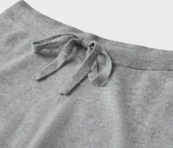 Loungewearhose mit Wolle und Kaschmir, grau