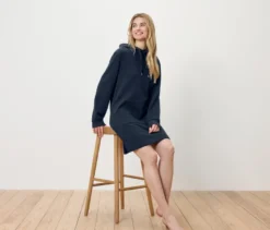 Loungewear-Kleid, dunkelblau