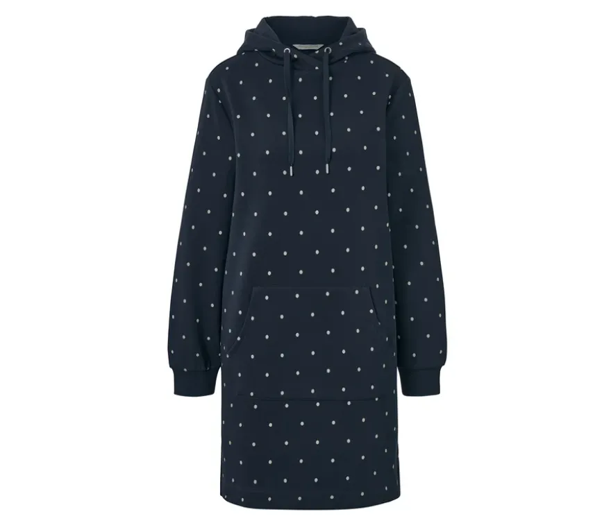 Loungewear-Kleid, Punkte