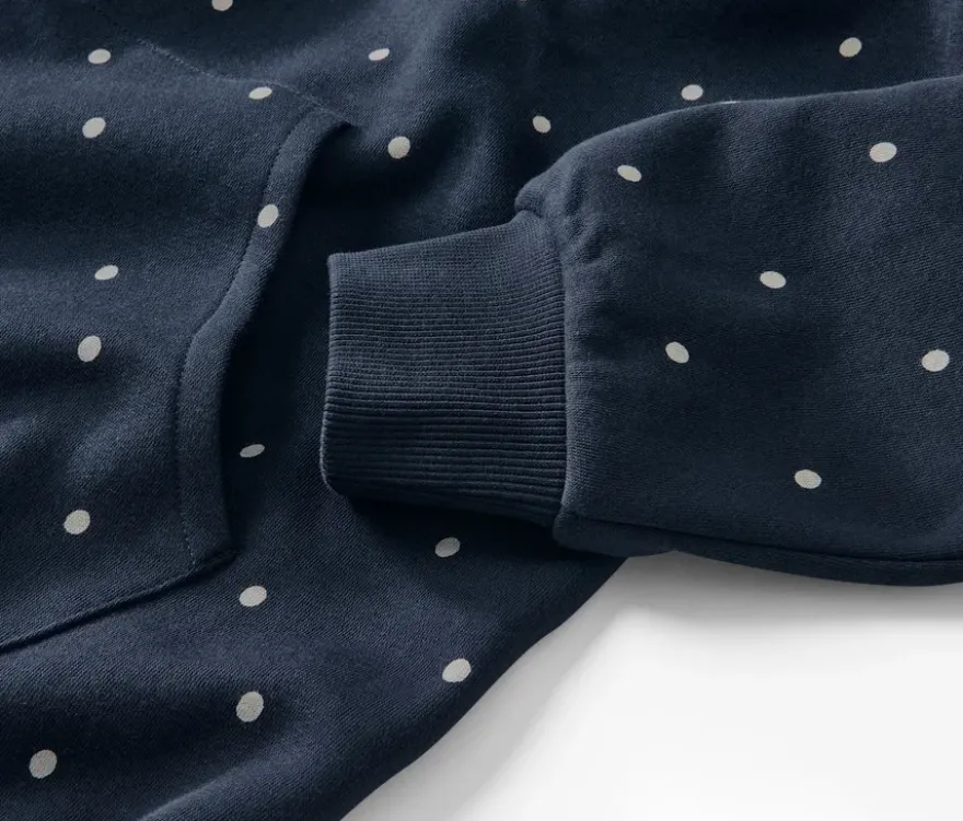 Loungewear-Kleid, Punkte