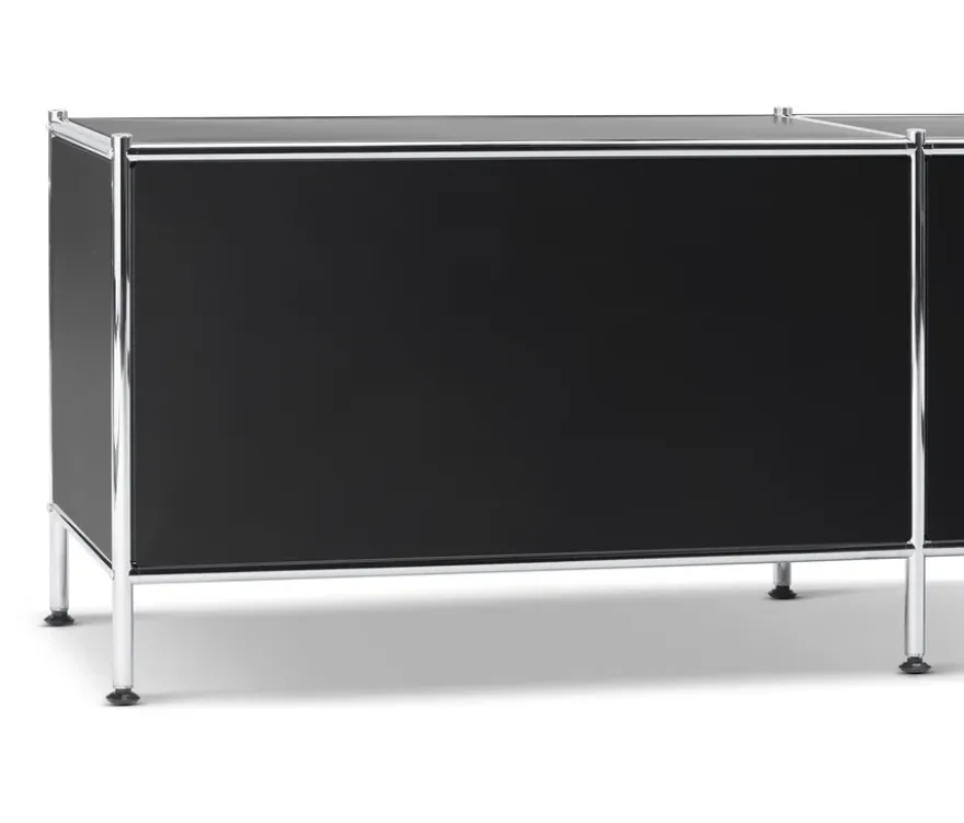Lowboard »CN3« mit 3 Klappen, schwarz