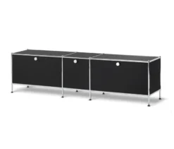Lowboard »CN3« mit 3 Klappen, schwarz