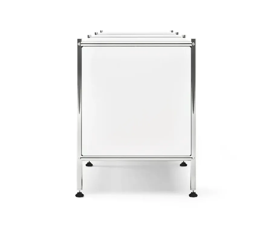 Lowboard Metall »CN3« mit 3 Klappenfächern, weiß