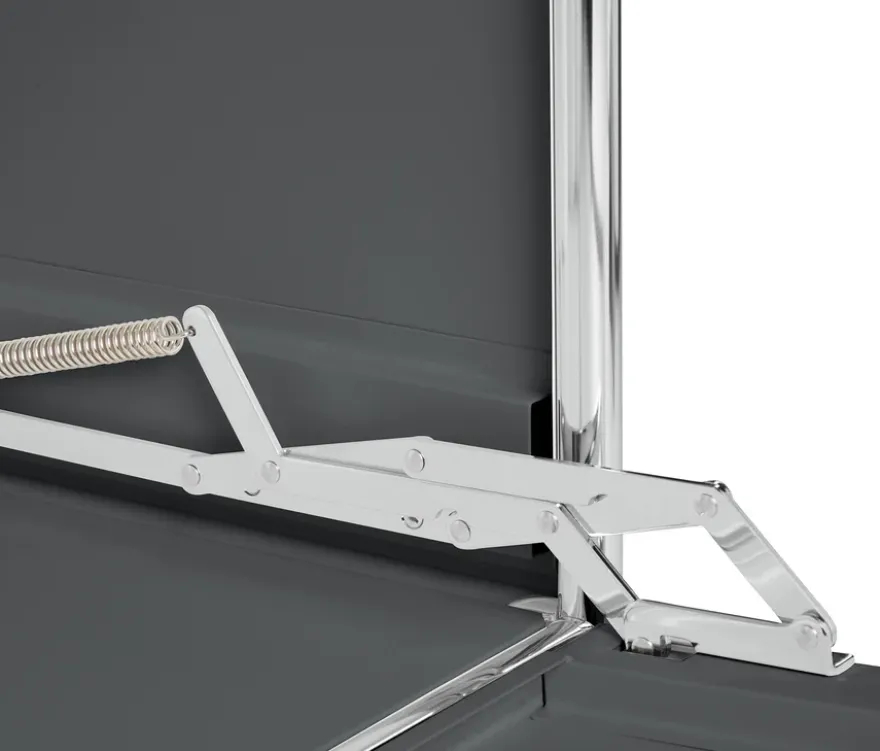Lowboard Metall »CN3« mit Klappenfächern, grau