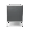 Lowboard Metall »CN3« mit 3 Klappenfächern, grau