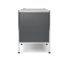 Lowboard Metall »CN3« mit 3 Klappenfächern, grau