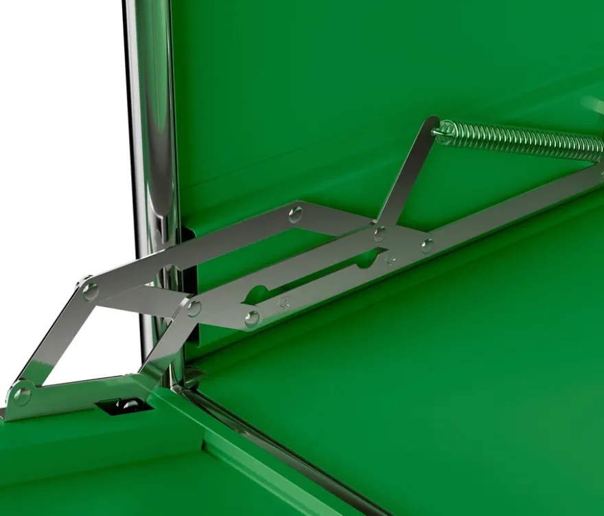 Lowboard Metall »CN3« mit 2 Klappenfächern, grün