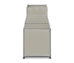 Lowboard Metall »CN3« mit Klappenfach, hellgrau