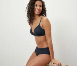 2 Magic-Cut-Pantys, dunkelblau