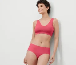2 Magic-Cut-Pantys, korallenrot