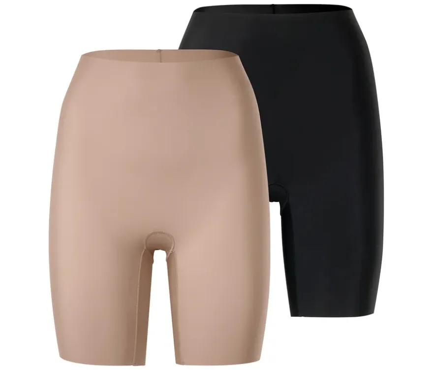 2 Magic-Cut-Radler-Shorts »light shaping«, beige/schwarz