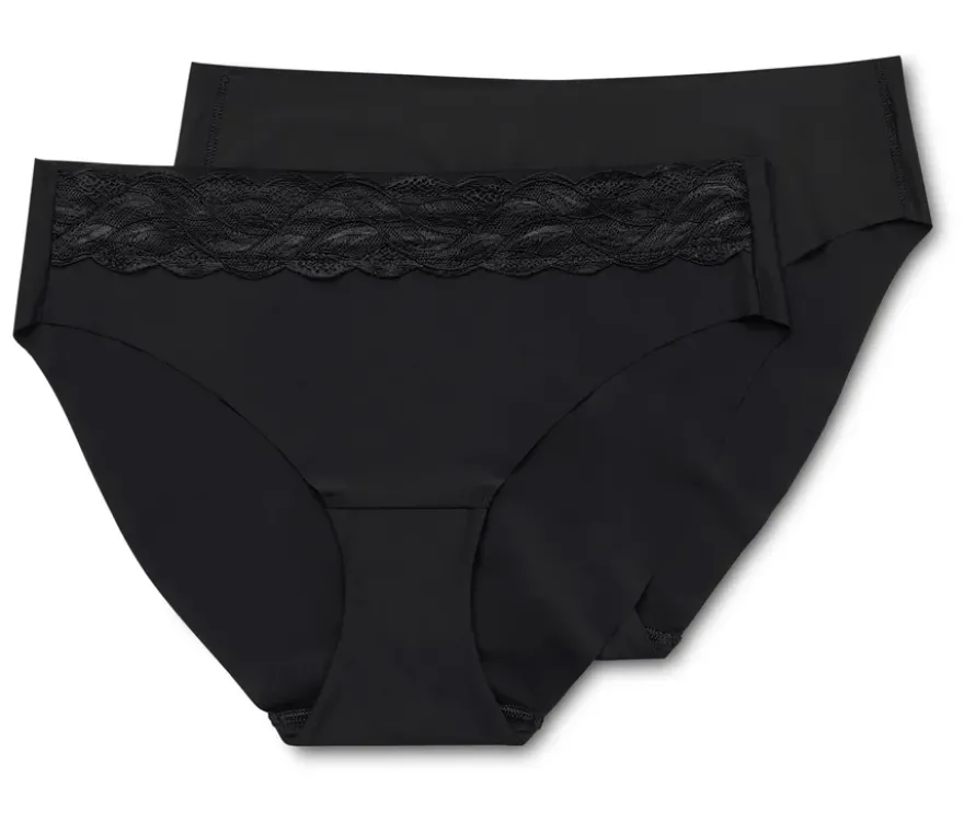 2 Magic-Cut-Slips, schwarz