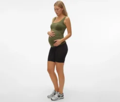 MAMALICIOUS Skinny Shorts »MLTIA JEANNE«, schwarz