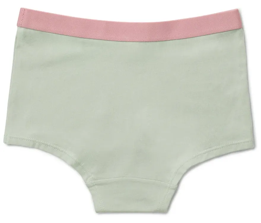 7 Mädchen-Pantys, mintgrün