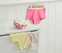 7 Mädchen-Pantys, rosa